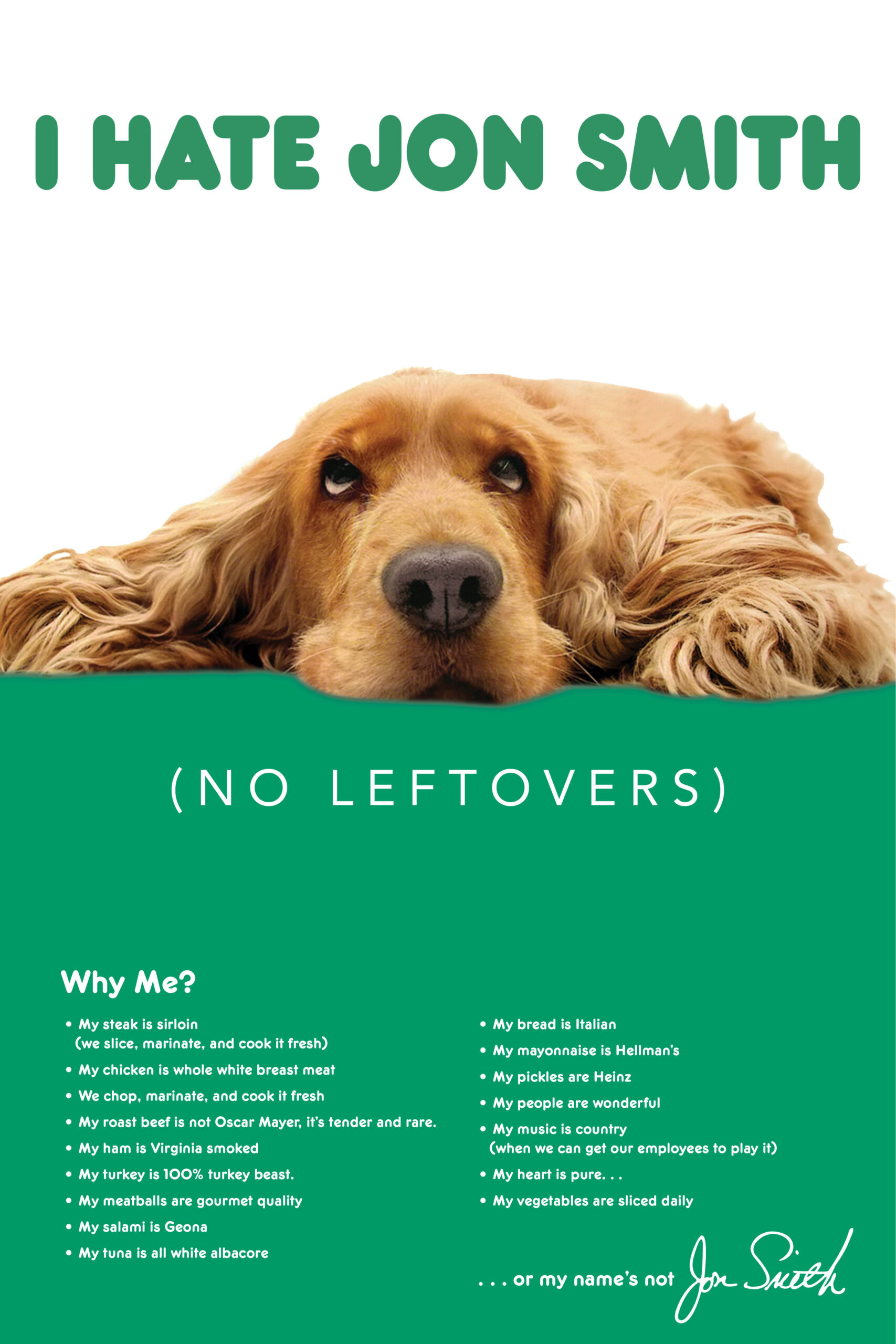 Jon Smith Subs 16 JON Dog Ad2