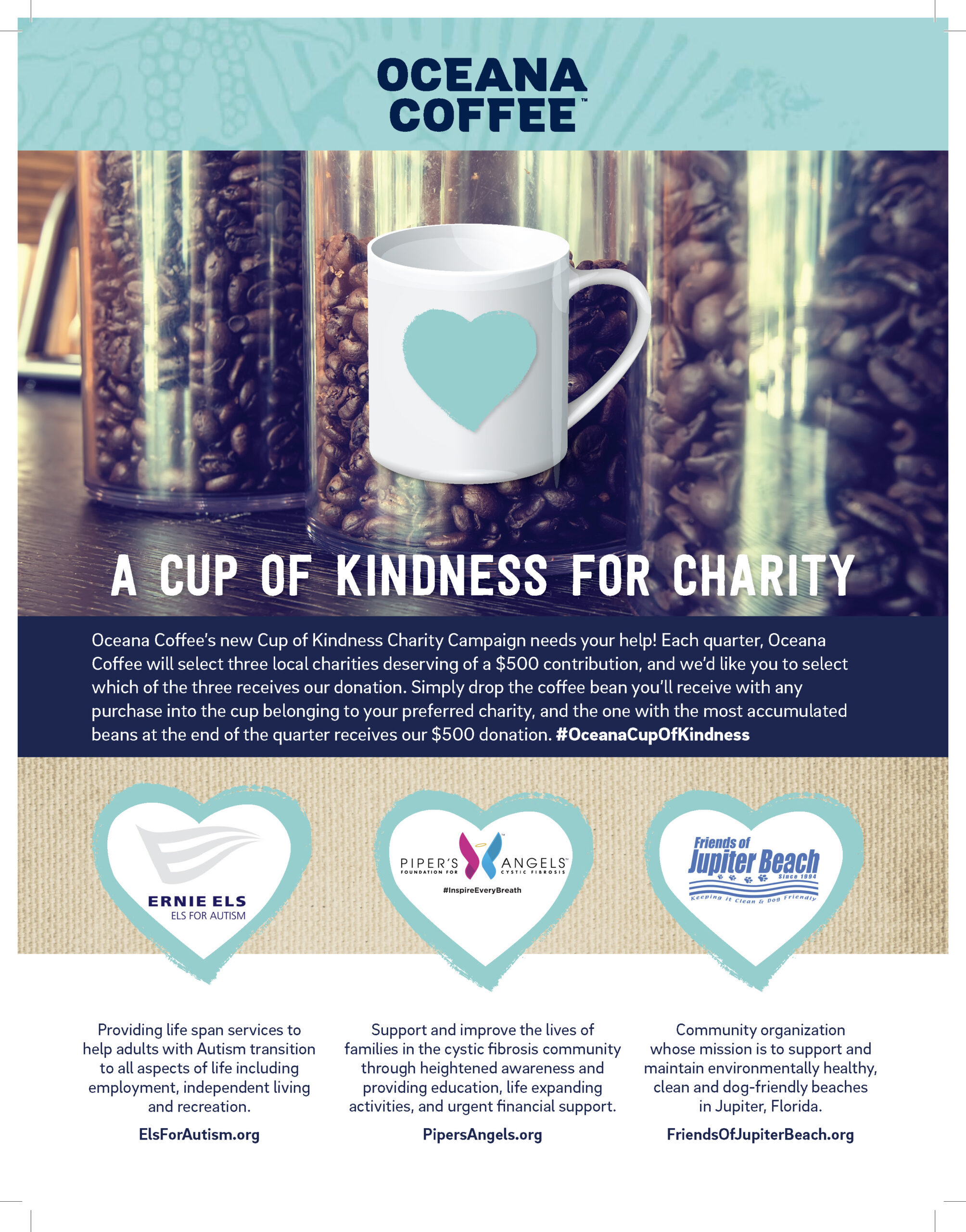 Oceana Coffee 9 OCC-16525 Charity Sign HR