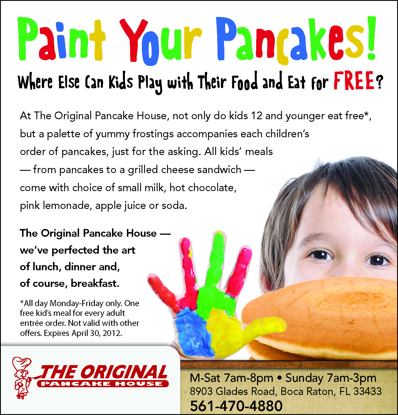 Original Pancake Factory 12 OPH-10992 Boca Ad-HR