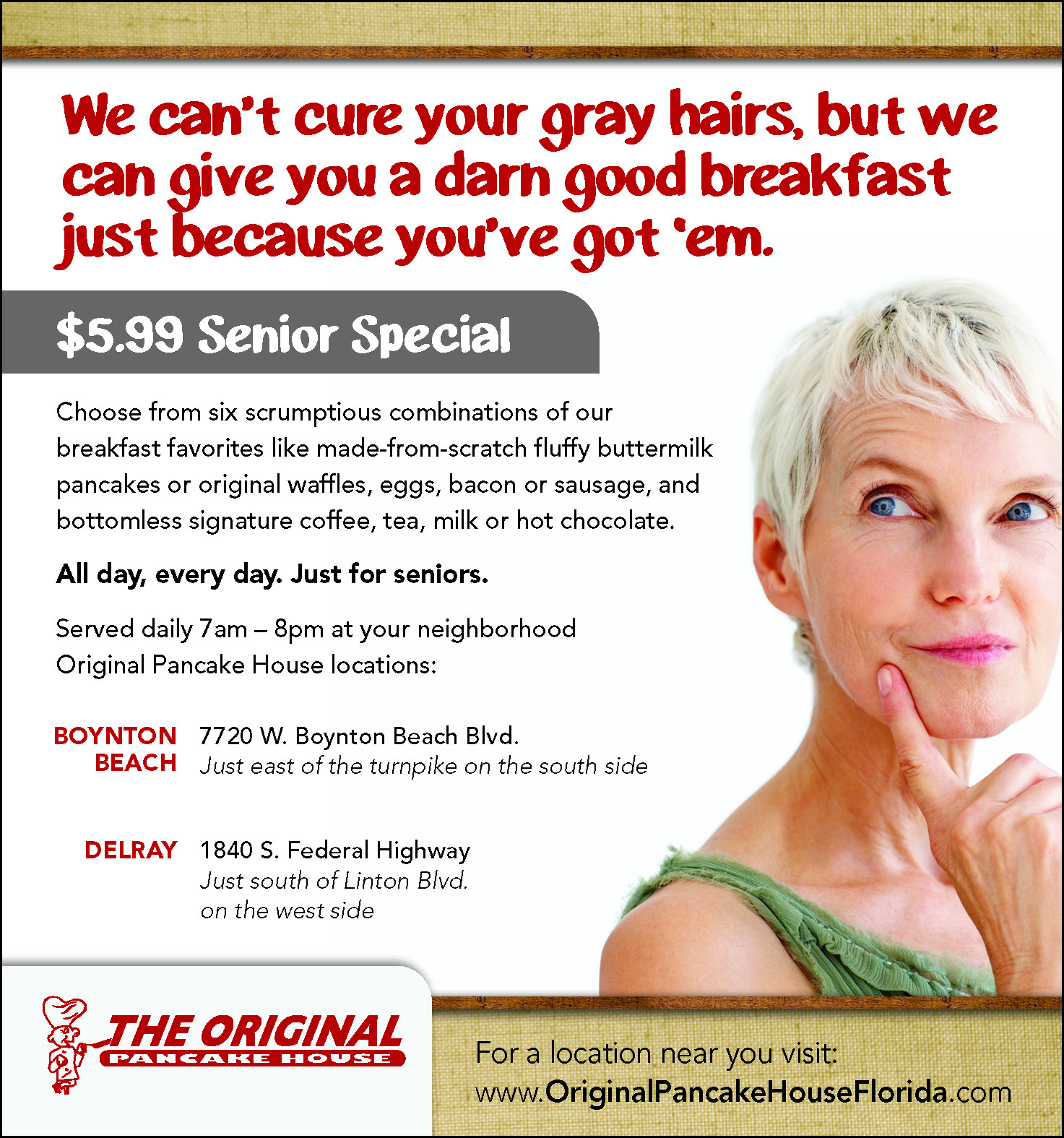 Original Pancake Factory 13 OPH-11834 Forum Pub Ad HR